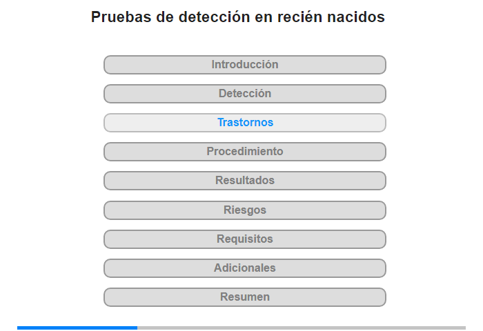 Trastornos detectados