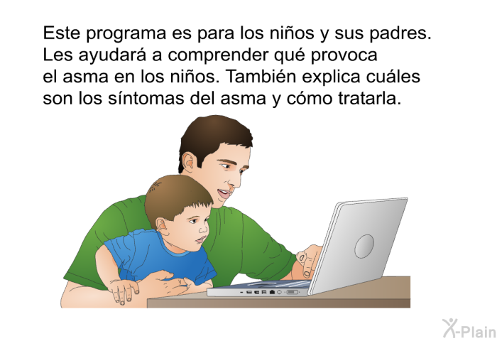 Esta informacin acerca de la salud es para los nios y sus padres. Les ayudar a comprender qu provoca el asma en los nios. Tambin explica cules son los sntomas del asma y cmo tratarla.