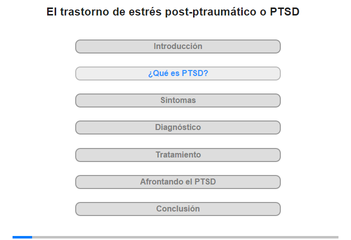 ¿Qu es PTSD?