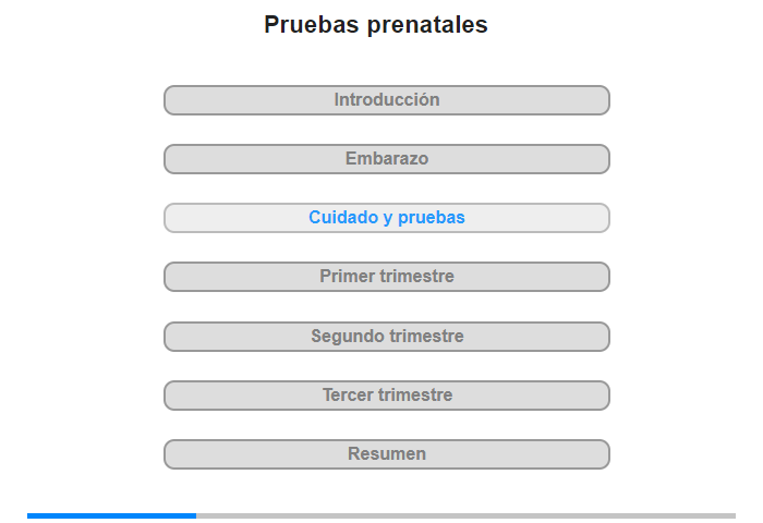 Cuidado prenatal y pruebas prenatales