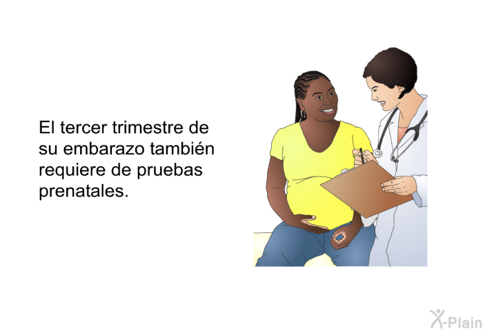 Pruebas tercer trimestre embarazo best sale