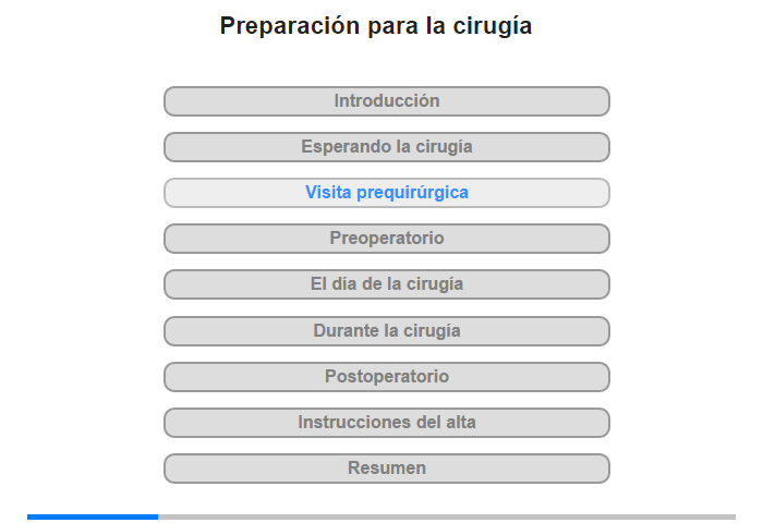 Visita prequirrgica