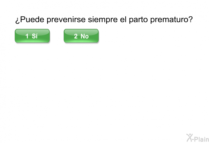 ¿Puede prevenirse siempre el parto prematuro?