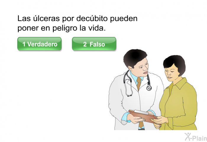 Las lceras por decbito pueden poner en peligro la vida.