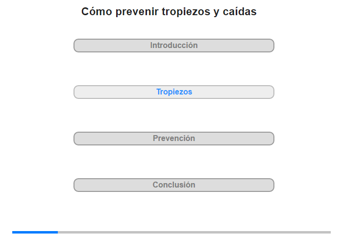 Los tropiezos y las cadas