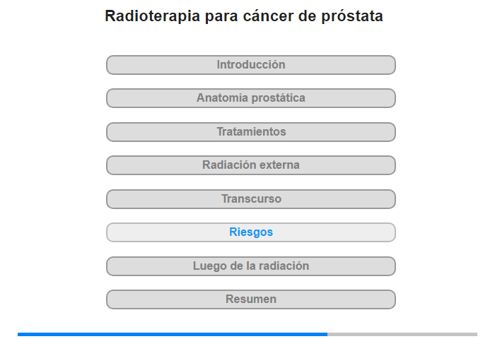 Riesgos de la radiacin de rayos externos y efectos secundarios