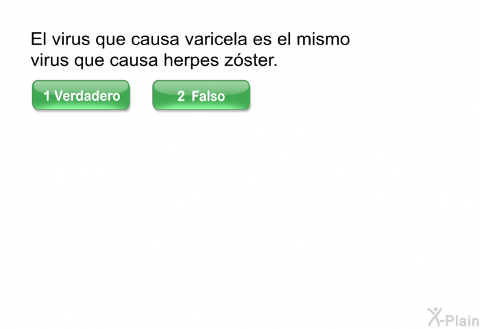 El virus que causa varicela es el mismo virus que causa herpes z<STRONG>ster.