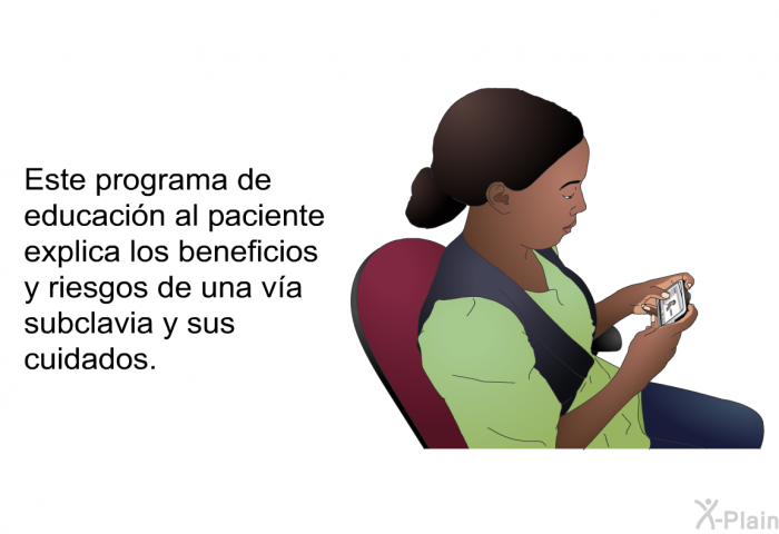 Este Esta informacin acerca de su salud explica los beneficios y riesgos de una va subclavia y sus cuidados.