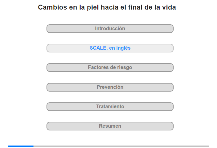 Cambios en la piel en el final de la vida