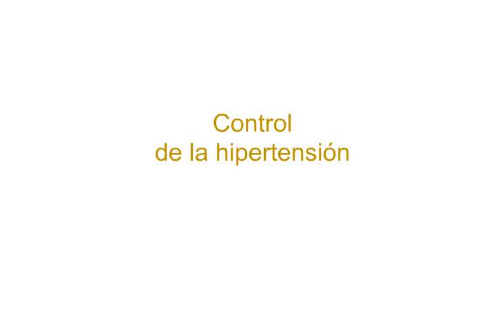 Control de la hipertensin