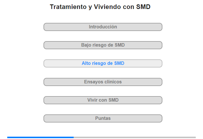 Tratamiento de pacientes con SMD de alto riesgo