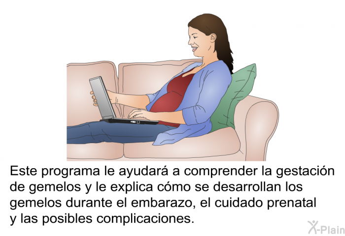 Esta informacin acerca de su salud le ayudar a comprender la gestacin de gemelos y le explica cmo se desarrollan los gemelos durante el embarazo, el cuidado prenatal y las posibles complicaciones.