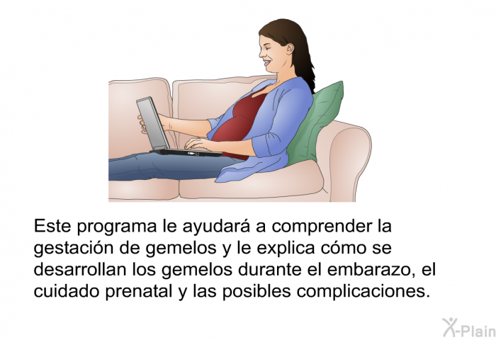 Esta informacin acerca de su salud le ayudar a comprender la gestacin de gemelos y le explica cmo se desarrollan los gemelos durante el embarazo, el cuidado prenatal y las posibles complicaciones.