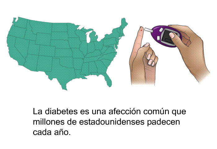 La diabetes es una afeccin comn que millones de estadounidenses padecen cada ao.