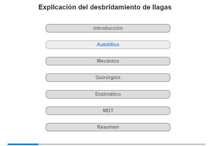 Desbridamiento autoltico