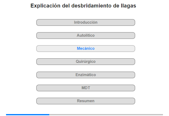 Desbridamiento mecnico