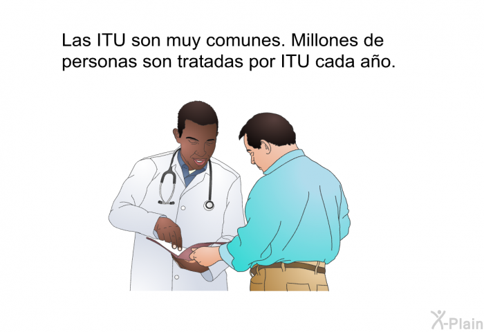 Las ITU son muy comunes. Millones de personas son tratadas por ITU cada ao.