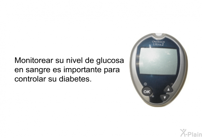 Monitorear su nivel de glucosa en sangre es importante para controlar su diabetes.