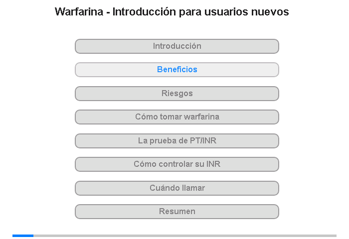 Beneficios de la warfarina